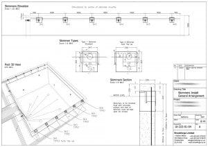 Design and build drawing for sub test tank