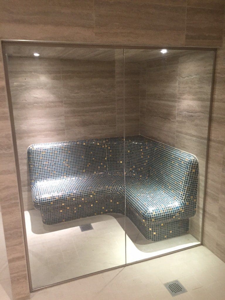 Glass Box Steam Room