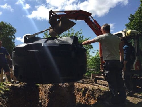 Installing Swimming Pool Balance Tank